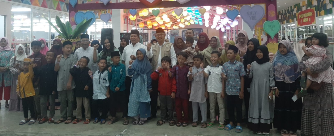 Ramadhan Penuh Berkah, GoFun dan DMI Berikan Santunan Anak Yatim/Piatu Se Kabupaten Bojonegoro.